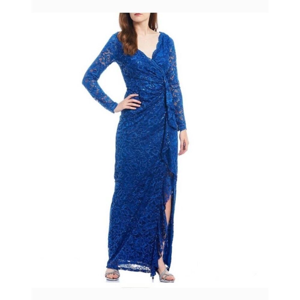 Marina Formal Sequins‎ Full Length Dress Size 10 NWT